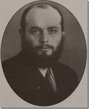 מנחם מנדל כסטודנט. הוריד רק לרגע את הכיפה