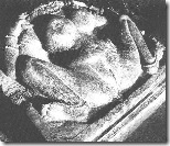 מזבח אבן טנטרי המוקדש לאלה בדמות גוף נשי עירום המוכן לקיום יחסי מין. לחצו להגדלה