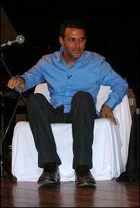 שי טובלי מיד אחרי שתיקשר את "צוות הבוראים של הגלקסיה"