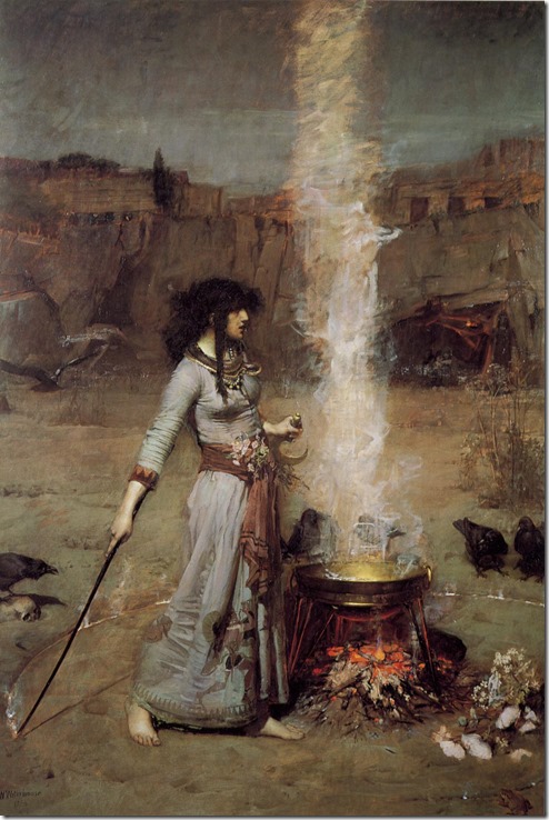 John William Waterhouse, Magic Circle, 1886 John William Waterhouse, Magic Circle, 1886