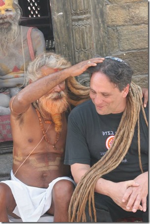 מיכה אודנהיימר, מקבל ברכה מצדיק