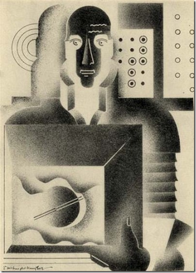 E McKnight Kauffe, The World in 2030 A.D., 1930 E McKnight Kauffe, The World in 2030 A.D., 1930