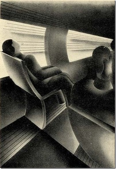 E McKnight Kauffe, The World in 2030 A.D., 1930 E McKnight Kauffe, The World in 2030 A.D., 1930