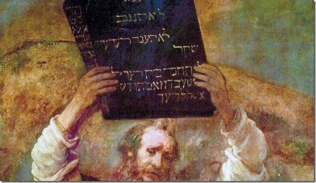 משה שובר את הלוחות, רמברנט, 1659